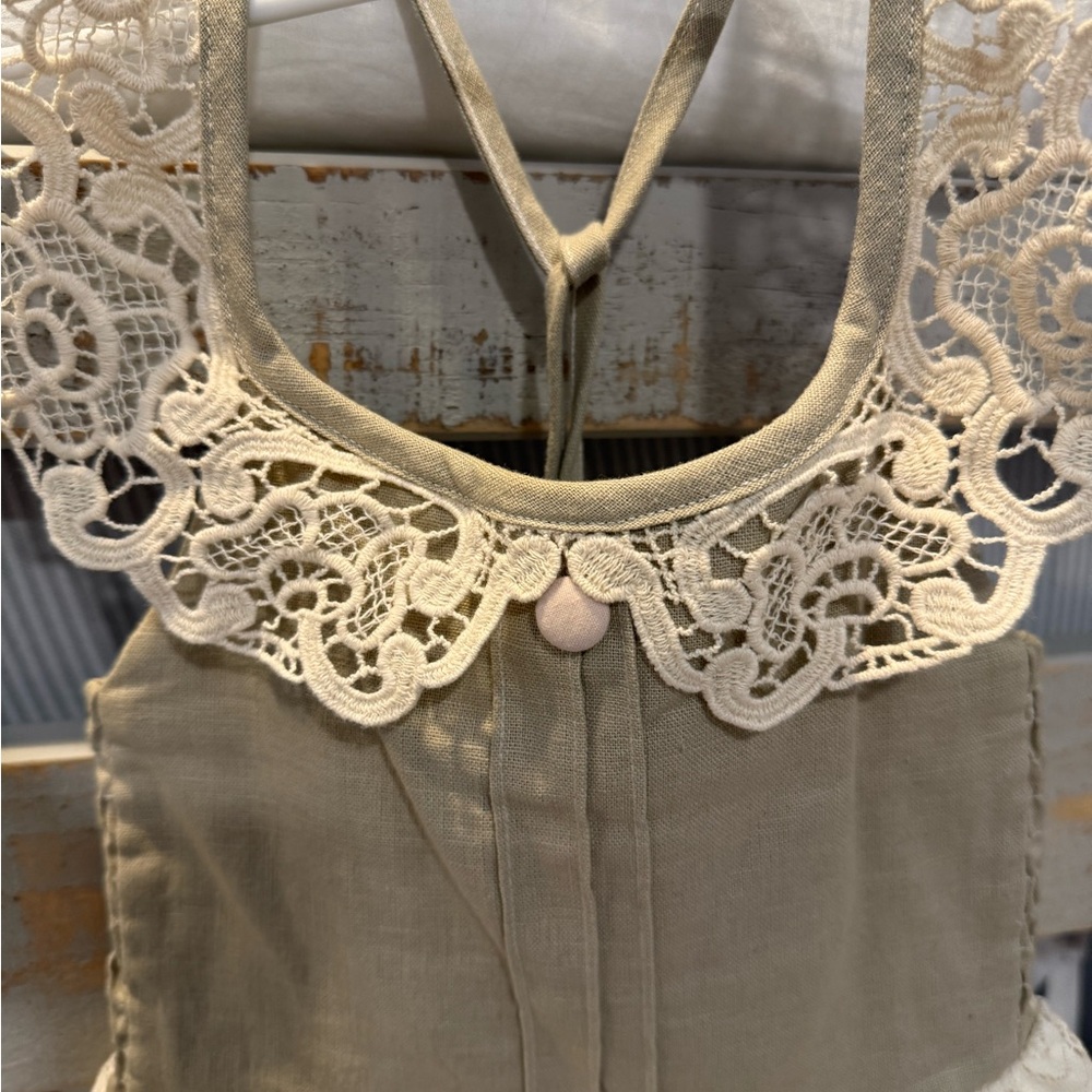 Dollcake Lace Trim Romper size 4 - Picture 2 of 4